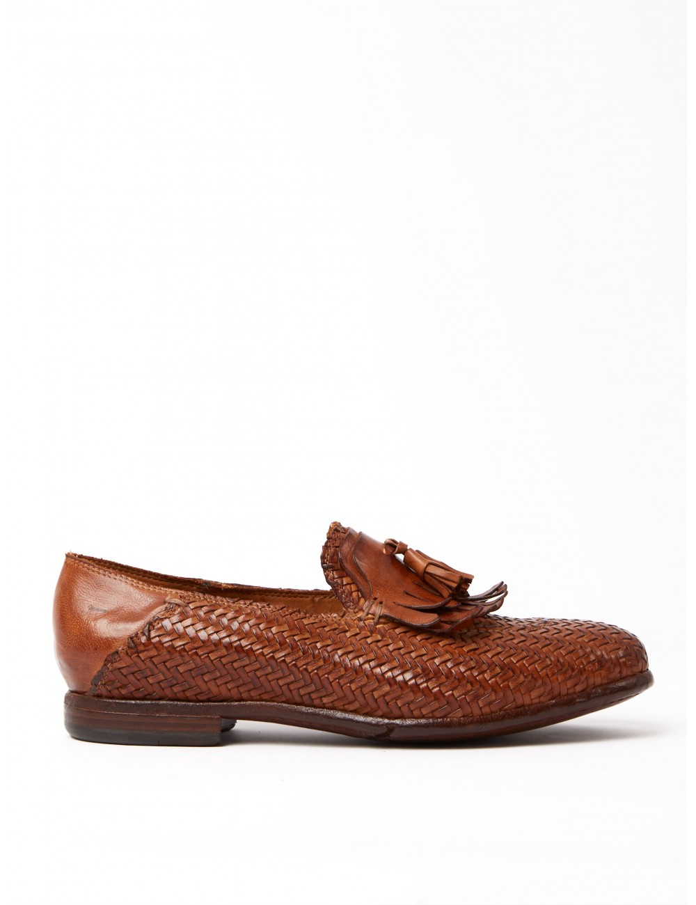 Women's moccasin in cognac...